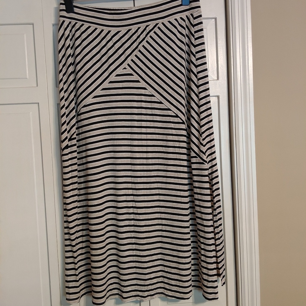 Striped Maxi Skirt